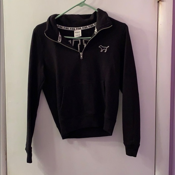 PINK Victoria's Secret Other - PINK black quarter zip